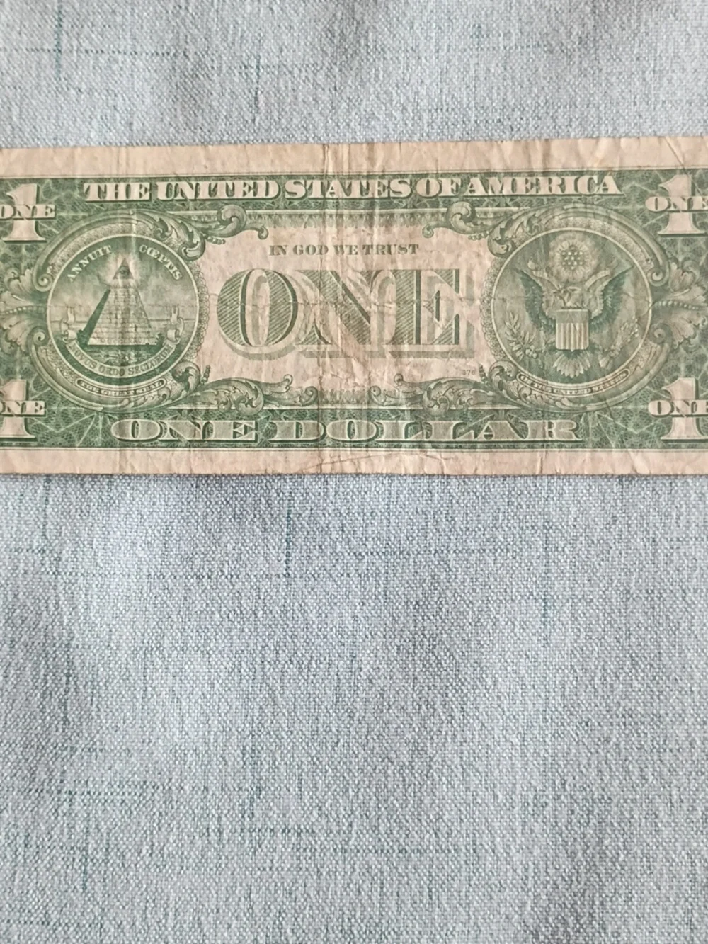1957 SILVER CERTIFICATE-LOW NUMBER SERIES A